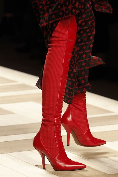 red f w 2017 fendi boots|fendi fall 2017.